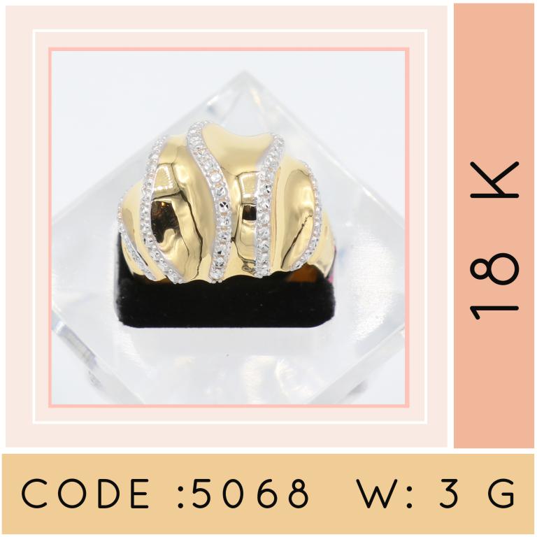 انگشتر طلای مارک آوا شرکت طلوع یاس سپاهان